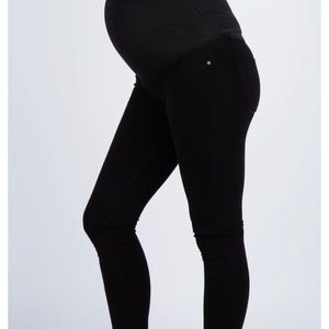 Pink blush maternity jeggings